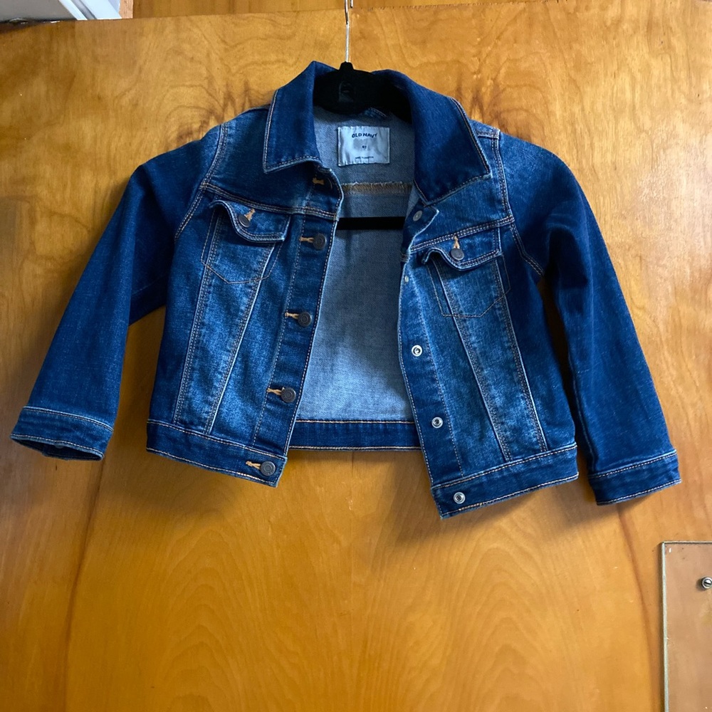Denim Jean Jacket Girls Size 5T